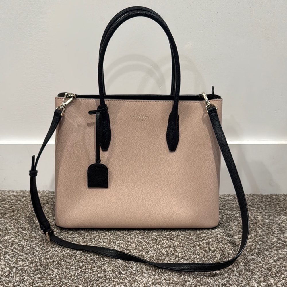 Kate Spade Black and Cream Handbag